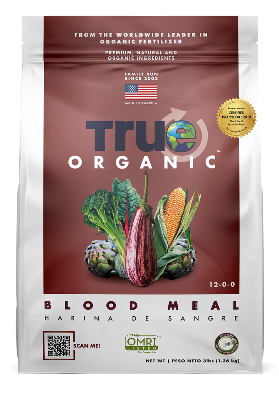 True Organic Blood Meal Fertilizer