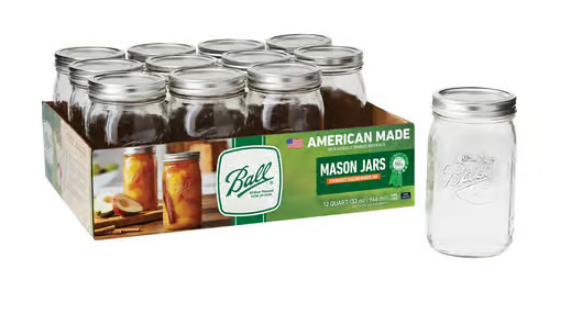 Ball mason jars