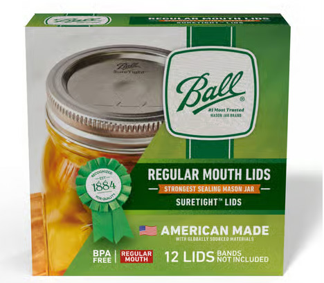 Ball regular mouth lids